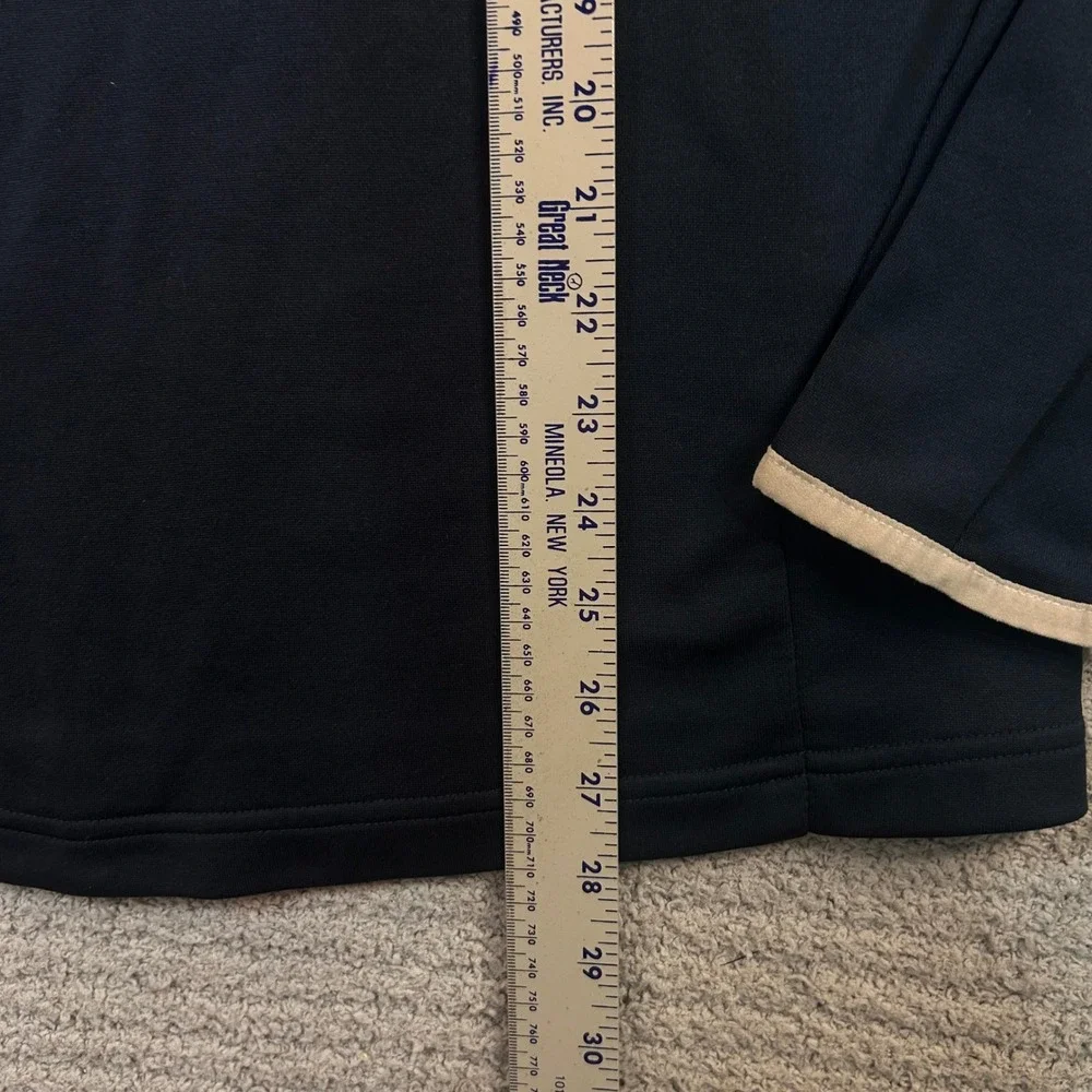 Adidas Notre Dame Pullover Quarter Zip Medium Navy Collegiate Gameday Sporty